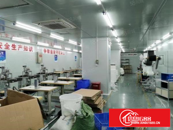 石岩外环路新出楼上750平豪华精装修无转让费厂房租