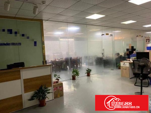 原房东二楼实际面积无公摊，现成装修办公室前台，拎包入住