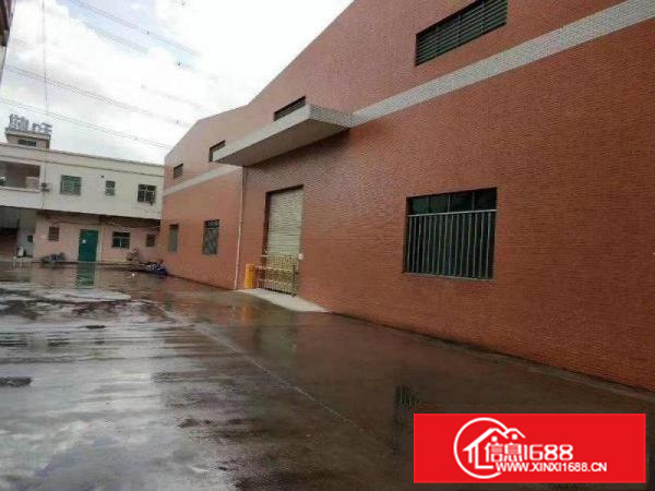 博罗园洲厂房砖墙到顶单一层钢构厂房出租工业用地包办环评