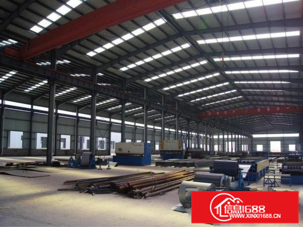 潼侨独门独院带航车12米高钢构厂房4500平