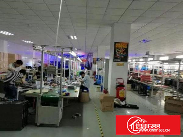 虎门新联社区新出楼上2500平米精装修厂房出租,价格实惠