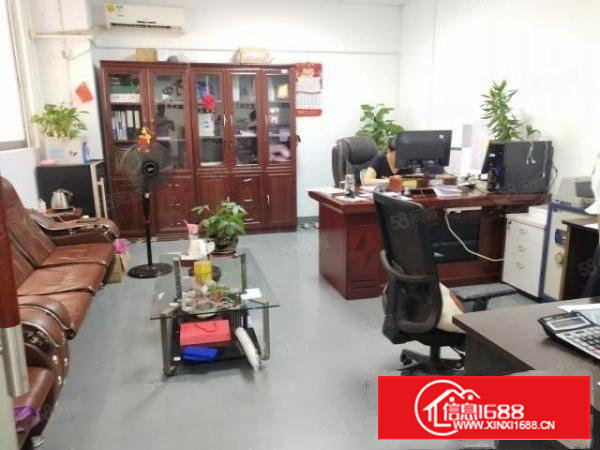 西乡，鹤洲大型工业区，新出楼上厂房850平，带精装修水电齐全