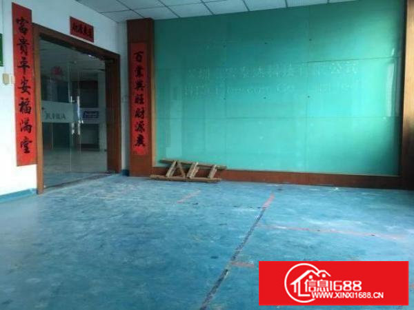 龙岗坪地低碳城工业园分租楼上1850平带装修租17元照片实拍