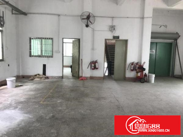 横岗窝肚工业区新出楼上原房东厂房850平米出租