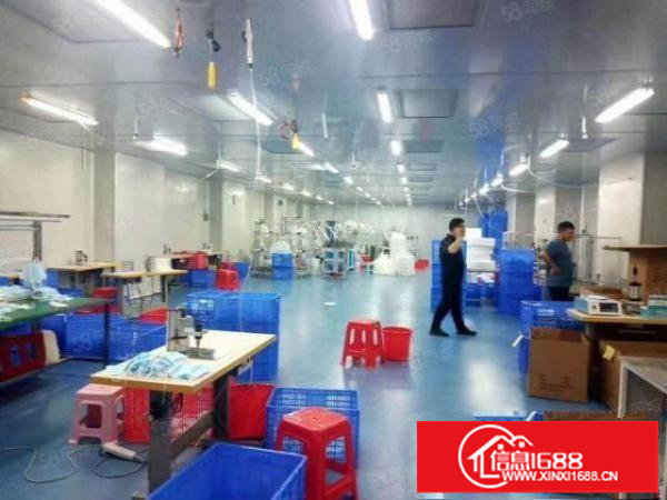 龙岗坪地附近工业区500平方厂房带装修出租一楼仓库招租