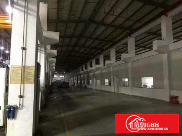 塘厦蛟乙塘空出单一层钢构厂方1700平高8米带行车