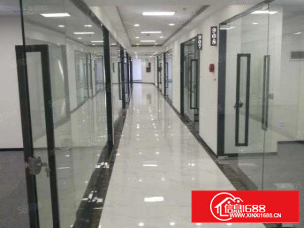 西乡地铁口边纯办公写字楼120平价格低，精装修，可注册