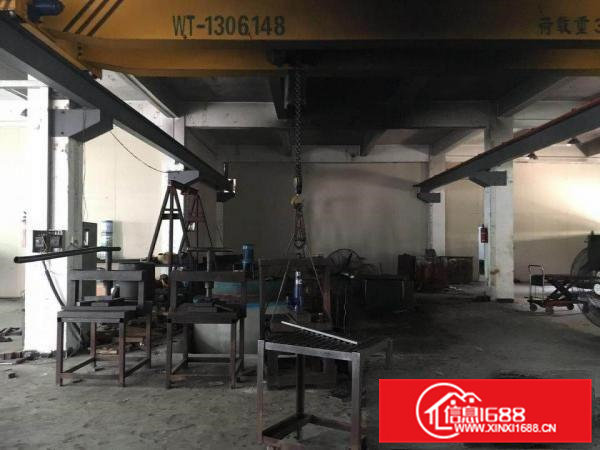 清溪三中一楼厂房出租带航车1130平适合注塑模具CNC