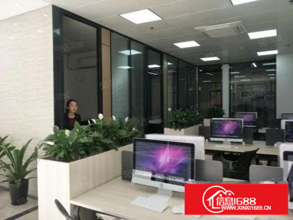 西乡原房东写字楼100平起租，有500平一层精装修写字楼