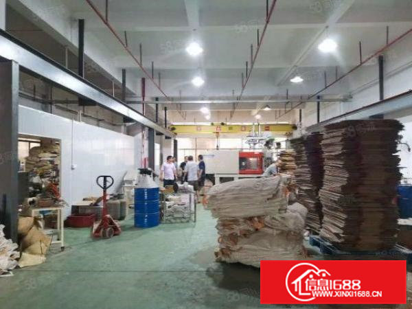 清溪青湖一楼白菜价厂房650平现成行车免费使用高度7米