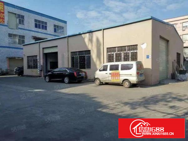 独门砖墙到顶厂房出租，2部行吊，格局方正实用，重工业