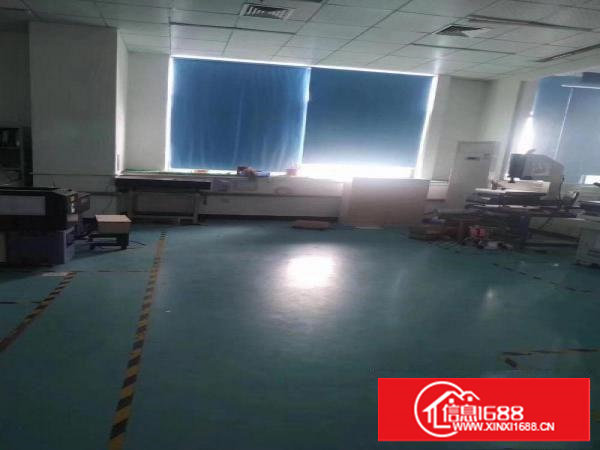 长安乌沙新出楼上带豪华装修厂房980平，带航车！