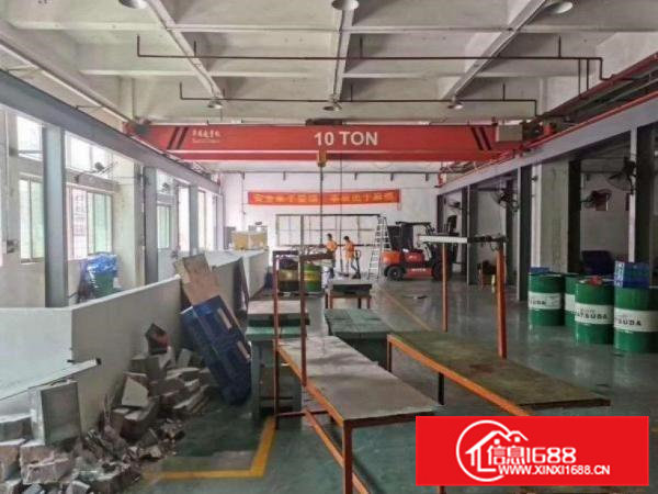 怀德新出1楼800平带行车办公室，车间水电齐全