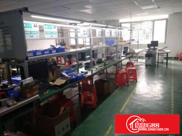 陈村二楼650平方现成装修厂房出租，环评好办