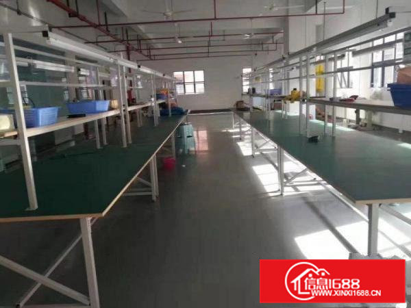 凤岗雁田南山工业区，二楼780平米组装加工厂房出租