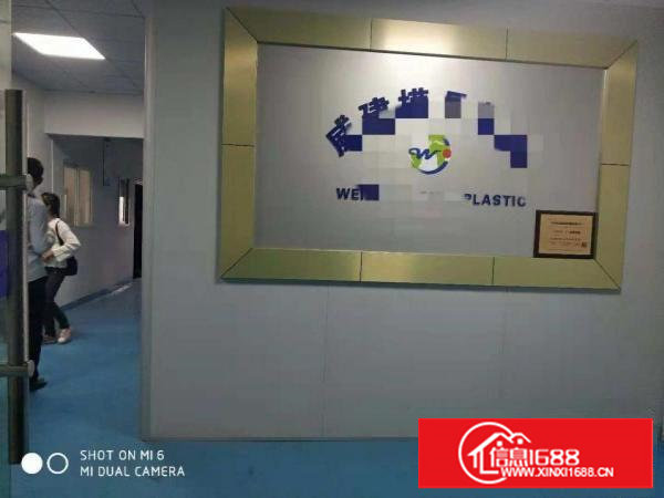 长安乌沙大润发旁楼上300平起租电子厂房已分割好