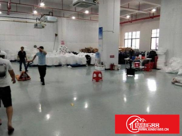 上屯工业区一楼1500方，高度6米带消防喷淋，全新厂房