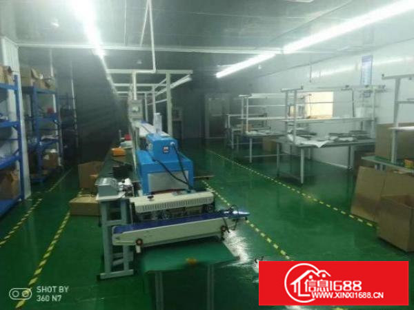 福永塘尾楼上350平精装无尘车间厂房出租