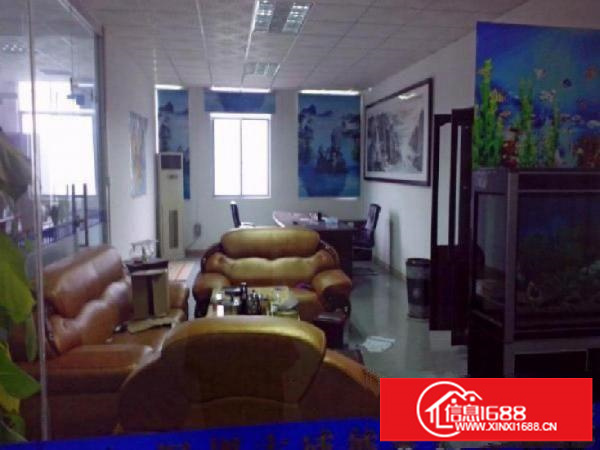 石岩北环楼上550平精装修厂房出租