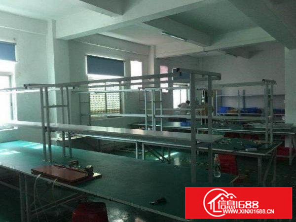 坂田第五园楼上厂房450平方急租！带装修水电