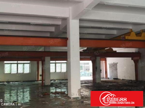 梅观路口800平1楼重工厂房带两台行吊25元