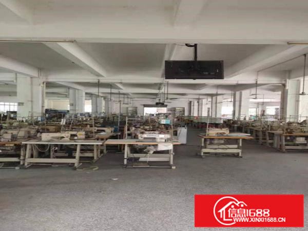 高埗新出标准三楼厂房出租1200平，主干道边，院子空地很大