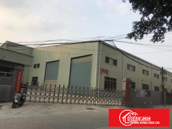 马路边独院钢构厂房出租3300平方,大小可分租!