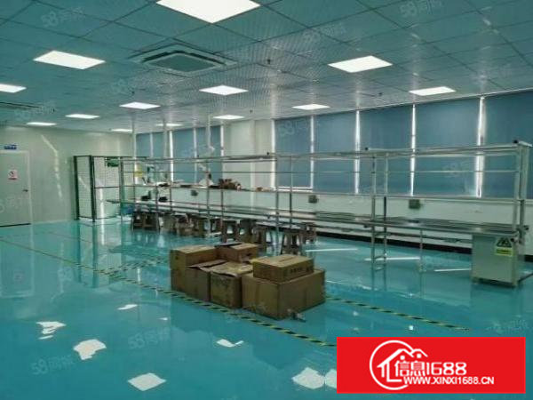 横沥镇独门独院工业厂房分租二楼500平方精装修无尘车间招租。