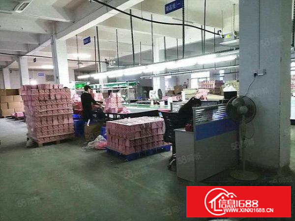 清溪渔梁围三楼标准厂房1600平可分租，现成办公室