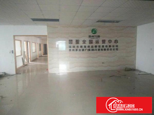 龙华大浪布龙路旁精装楼上1250平厂房便宜出租