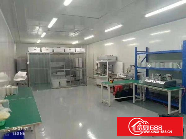 长安街口广深高速出口附近楼上豪华装修1000平方搬机即可生产