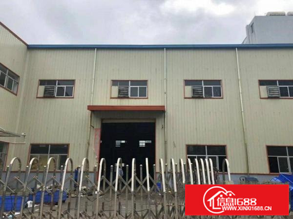 黄草朗工业区8米高单层厂房1150平出租，有院子，工业用地