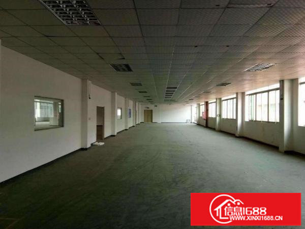 坪地高新产业园楼上厂房2000平，精装修吊顶地坪漆