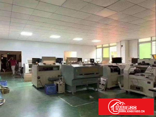 大宁厂房二楼600平方，办公室精装修天花吊顶，地坪漆