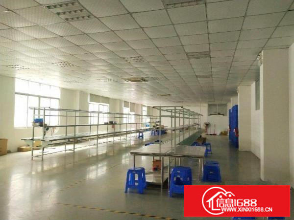 龙岗五联崇和学校旁楼上1200平米豪华装修厂房无需转让费