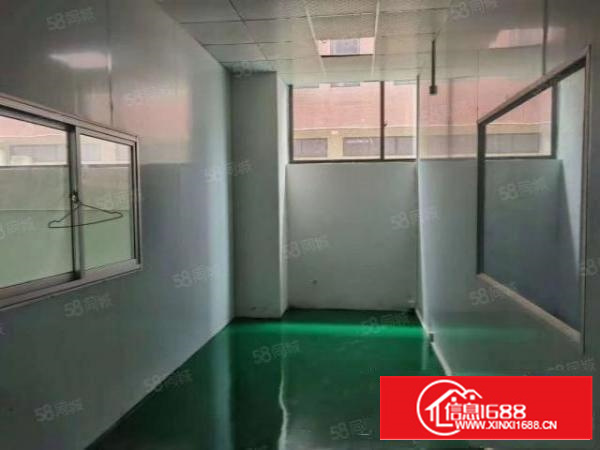 全新装修工业园一楼1200平方，6.5米高，带行车地坪漆，