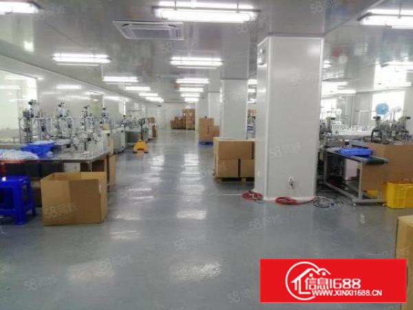 西乡，固戍独院楼上1100平带精装修厂房仓库出租，带无尘车间