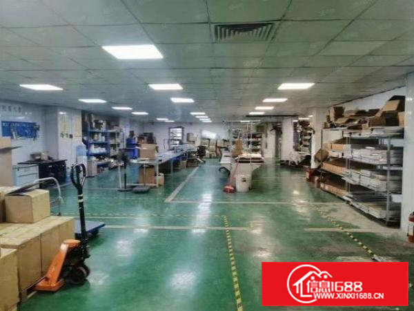 黄江新市社区楼上800平精装修LED厂房出租