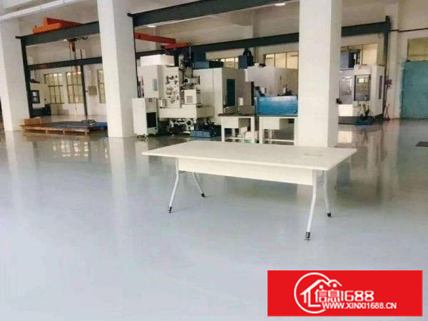 龙岗区坪地出租一楼500平方厂房全新地坪漆办公室装修