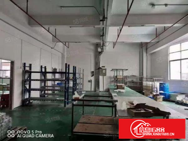 凤岗临深片区带装修三楼厂房1380平方转租现成水电办公室