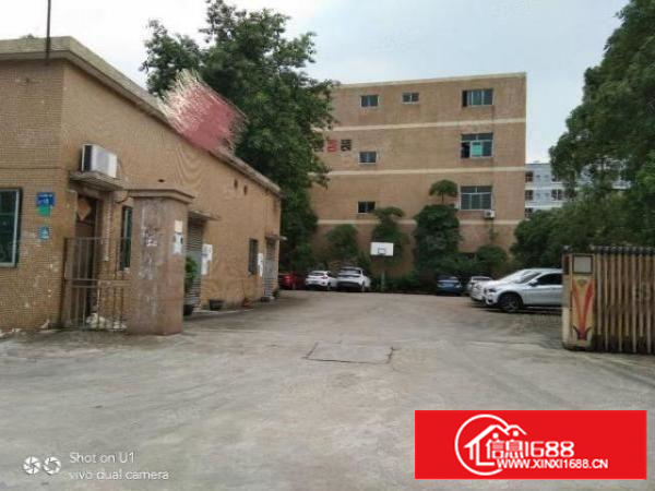 寮步岭厦工业区新出独门独院厂房1550平，形象好，租金9元