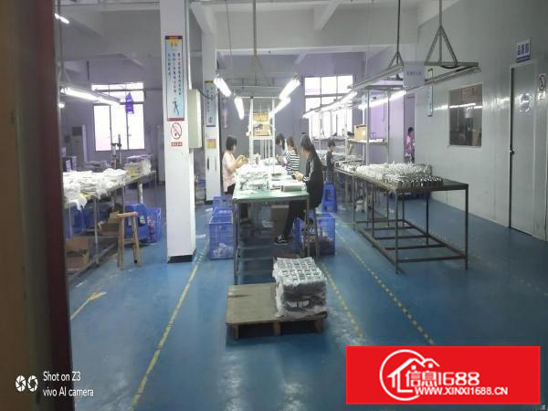 惠阳秋长工业园新出楼上带现成装修1150平无转让费