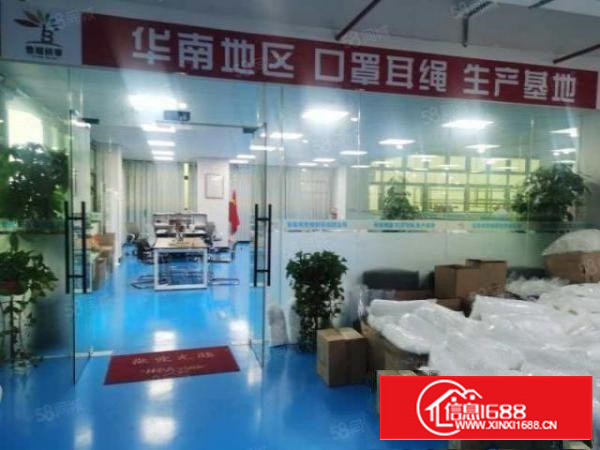 寮步新出楼上2380平精装修全新地坪漆厂房低价出租