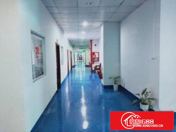 观澜新出楼上600平厂房，无公摊租金19带有装修