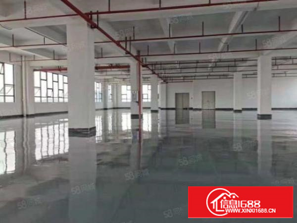 茶山上元工业区厂房分租二楼1500方带现成办公室，面积实量。
