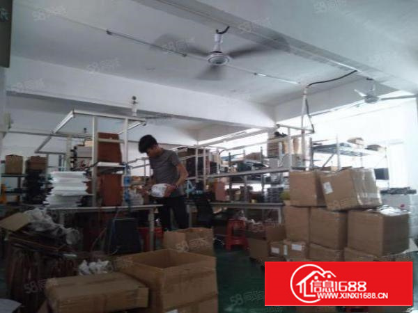 凤岗雁田南山工业区新出三楼350平带办公室装修厂房出租地坪漆