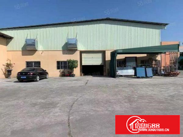 院子内空地大，塘厦林村独院钢构厂房900平出租