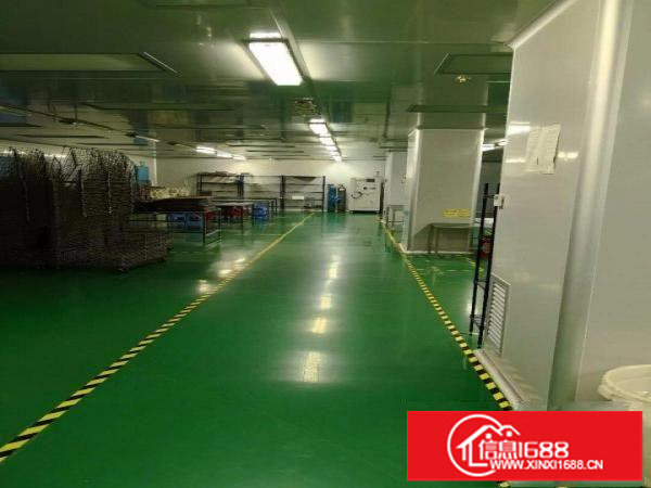 布吉南岭上李朗工业区千级无尘车间出租或分组或转让，宿舍3间