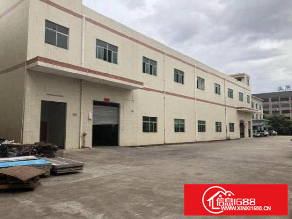 一手房东急租大朗竹山1800平方独院两层厂房形象非常漂亮