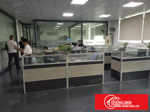 福永桥头新出楼上800平米带豪华装修厂房出租